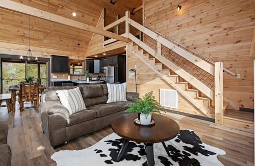 Sevierville Cabin | Pet Friendly | Hot Tub & Arcade Game Zone HGTV Property!