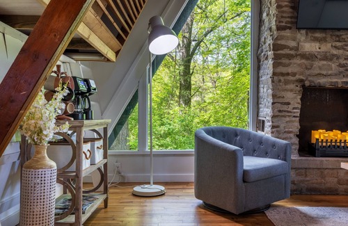 Rockbridge House | Pet-Friendly Paradise A-Frame w/Lake Views Hot Tub