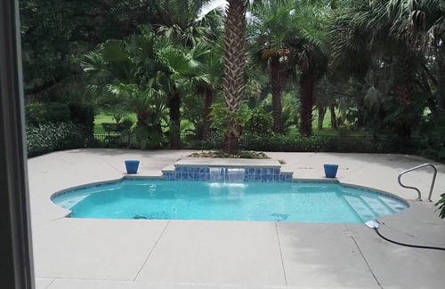 Fellowship House | Pet Friendly Pool Home moments from WEC