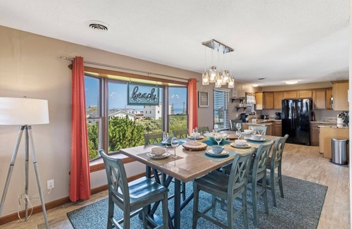 South Nags Head House | Pet-friendly semi-oceanfront home w/hot tub and community pool!