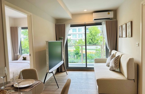 Phuket Condo | PHUKET - New! PHYLL Condo , 2 BR Max 3 pax, Kitchen, TV65", 41 sqm, Pool View