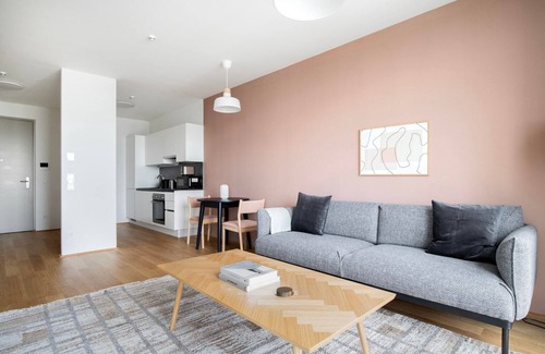 Donaustadt Apartment | Pleasant Donaustadt 1BR w/Playground & Gym, nr School, by Blueground