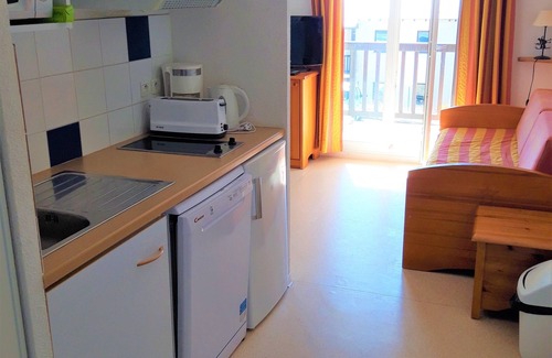 Font-Romeu-Odeillo-Via Apartment | Pleasant Font-Romeu Studio, warm and bright with mountain views