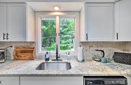 Stroudsburg House | Pocono Home w/Hot Tub, Fireplace & Game Room!