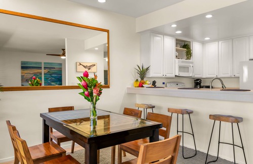 Poipu Condo | Poipu Sands 437: Updated Spacious 2BR Ocean View Condo, A/C, pool, tennis, beach