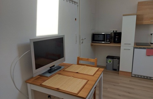 Großheide Apartment | Ponyhof, 2 room DG, parking lot in the yard