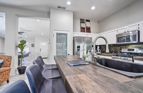 Indio House | Pool & Game Room: Pet-Friendly Indio Retreat