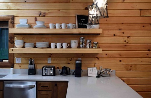 McHenry Cabin | Pool, HotTub, FirePit, EVCharger, & Great Location