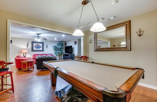 Gwinnett County Apartment | Pool Table and Patio Cozy Lawrenceville Apt
