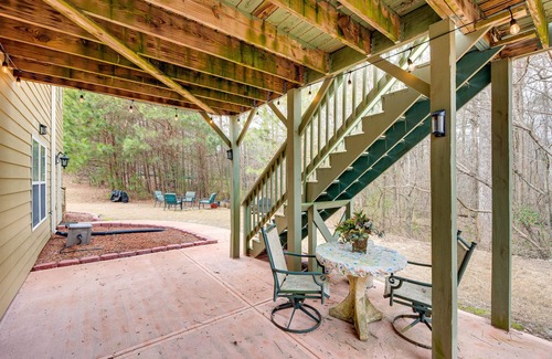 Gwinnett County Apartment | Pool Table & Patio: Cozy Lawrenceville Apt