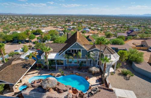 Apache Junction House | Pool with Slide and Playground Arizona Group Getaway!