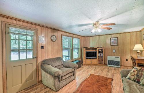 Marshall House | Porch and On-Site Creek Marshall Cabin Retreat