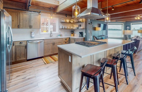 Otis House | Premier lakefront home with private hot tub, gorgeous views, dock - dog-friendly