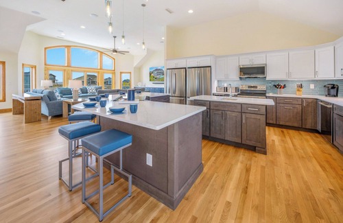 Hatteras House | Premier SemiOceanfront Dog Friendly w Pool, Hot Tub, Elevator,Theater & Game Rms