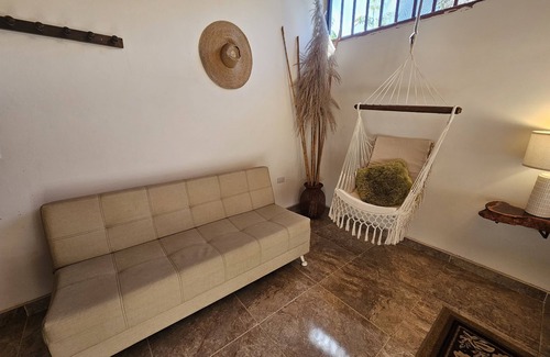 Garzon Bed & Breakfast | Premium Suite - Living room and exclusive area on the balcony