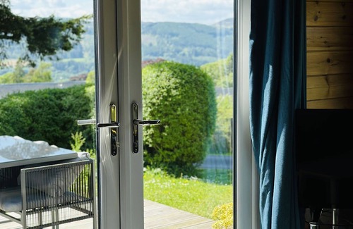 Pitlochry Cottage | Premium Woodland Lodge with Hot Tub and Woodburner