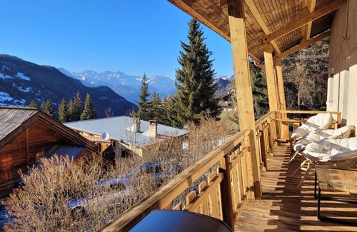 Vars Ski Chalet | PRESTIGE CHALET 24 PERS SWIMMING POOL JACUZZI SAUNA HAMMAM