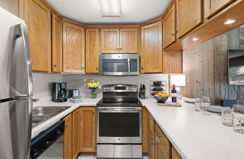 Snowmass Village Condo | Prime Ski-In/Ski-Out! Steps to Lifts & Snowmass Base, Wood Fireplace, Hot Tub, Patio & Winter Fun!