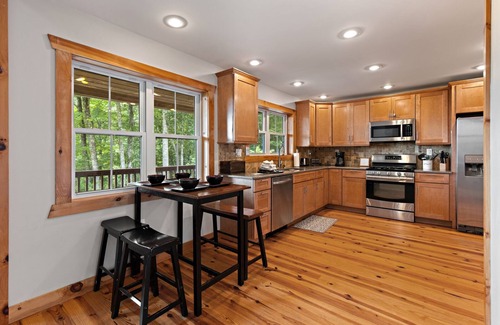 Vilas Cabin | Private 7-Acre Sanctuary: Long-Range Views, Hot Tub & Game Room