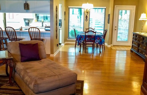 Morrilton House | Private and Secluded! Enjoy the stunning view and wooded surrounding.