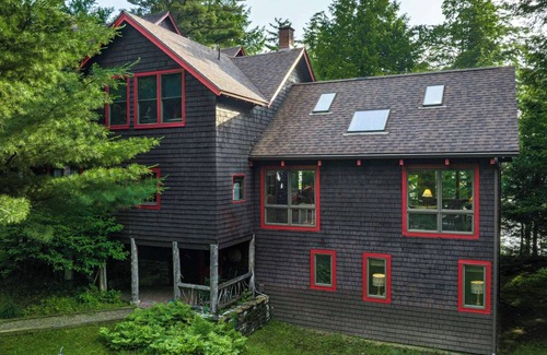 Lake Placid House | Private and spacious waterfront home on the shores of serene Lake Placid