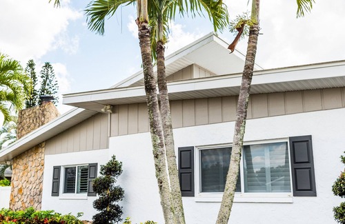 Naples Park House | Private Backyard Oasis w/New Spectacular Pool & Spa
