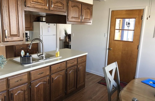 La Porte House | Private Beach, Lakefront, Spacious yard, Dock. Make memories at the lake!