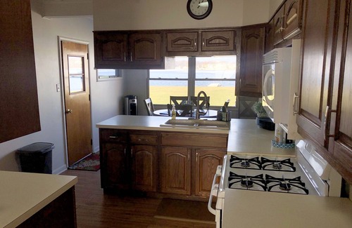 La Porte House | Private Beach, Lakefront, Spacious yard, Dock. Make memories at the lake!