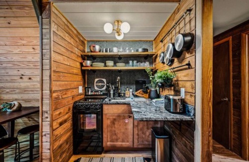 Young Harris Cabin | Private Creek A-Frame Outdoor Private Oasis