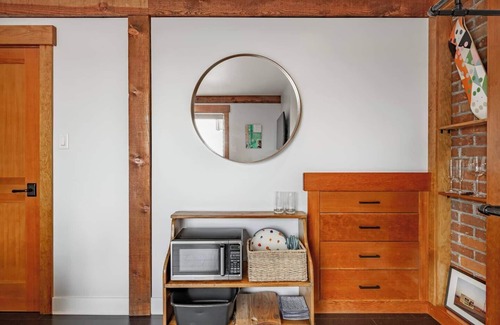 Upper Lonsdale Apartment | Private hot tub, stunning deck, gorgeous view!n