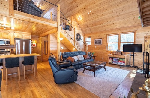 Spooner Cabin | Private Modern Cabin with Hot Tub on 11 Acres - The Perfect Up North Getaway
