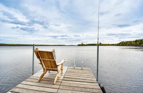 Ely House | Private Peninsula! Modern-Rustic Fall Lake Cabin