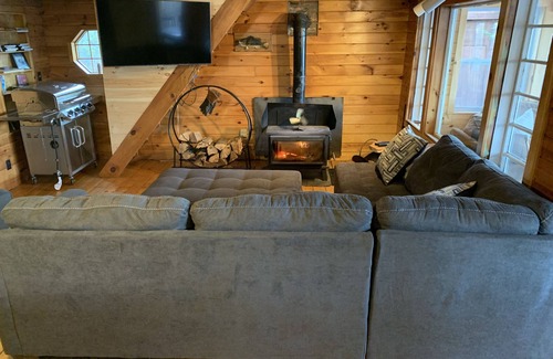 Farmington Falls Cottage | Private & secluded waterfront cabin on 5 acres 3 bedroom 1 bath amazing views