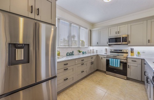 Whitney Beach House | Private townhome steps from the beach and right next to the pool