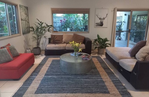 Ocean Shores House | Private, tropical home in Ocean Shores.