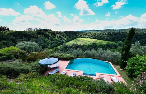 Palaia Villa | Private Villa In Tuscany with Pool And Garden, Magical Landscape Views