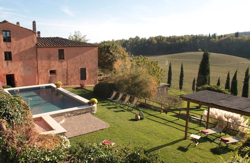 Simignano Villa | Private Villa with A/C, private pool, WIFI, hot tub, TV, patio, panoramic view, close to Siena