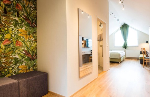 Maxglan Hotel | Quadruple room with shower, toilet - The Green Hotel zur Post