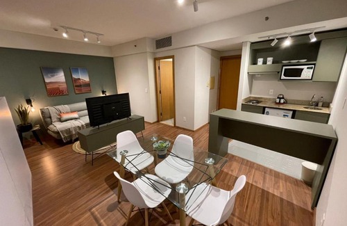 Alphaville Industrial Apartment | Quarto Hotel no coração de Alphaville Piscina e Academia