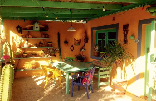 La Oliva House | Quiet house in Lajares with swimming pool facing nature