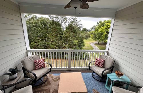 North Myrtle Beach Condo | Quiet top floor condo in Barefoot Resort, minutes from the beach, free shuttle