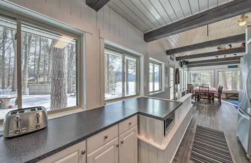 Greenwood Cabin | Quiet Waterfront Cabin w/Dock, Game Room, Hot Tub