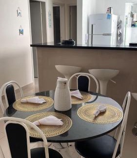 Jardim Ana Maria Apartment | Refúgio Familiar na Enseada Guarujá Condominio Vinä Del Mar AC e Wifi