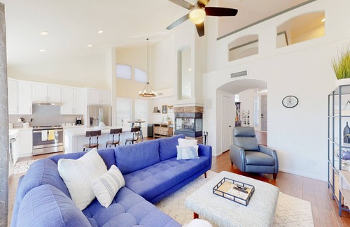 Tatum Ranch House | Refined home with private pool, putting green, backyard, & fast WiFi - near golf