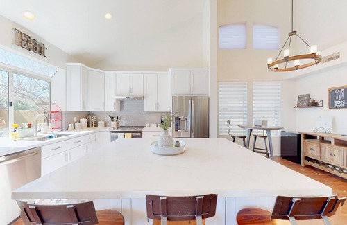 Tatum Ranch House | Refined home with private pool, putting green, backyard, & fast WiFi - near golf