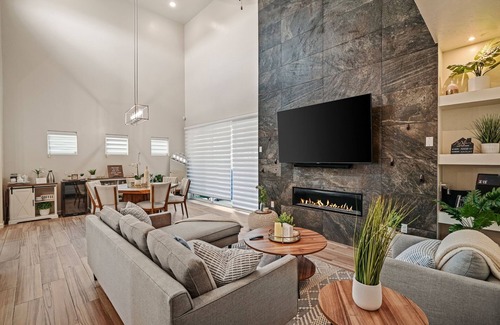 El Paso House | Relax and recharge in this stylish West El Paso home featuring a spacious king suite, dedicated workspace, and a private fenced backyard with BBQ grill and outdoor seating. Just minutes from shopping, dining, and hiking trails, it’s the perfect stay!