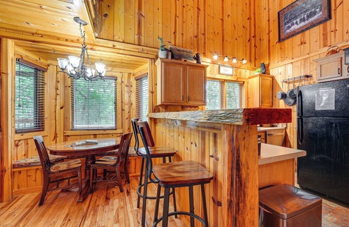 Blue Eye Cabin | Relax Fireside! Hot Tub Haven on Table Rock Lake