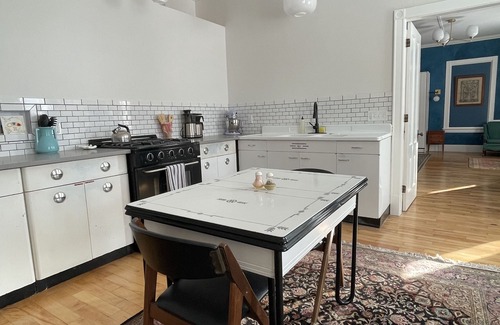 Hyde Park Apartment | Relax in a Historic Odd Fellows Hall - close to Stowe, breweries, and hiking