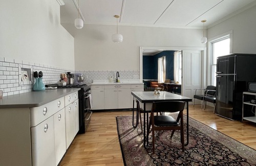 Hyde Park Apartment | Relax in a Historic Odd Fellows Hall - close to Stowe, breweries, and hiking