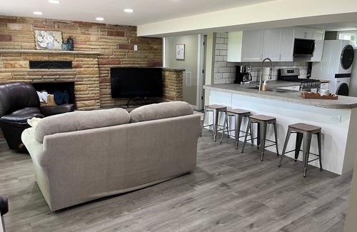 Grass Lake House | Relax with your family at Grandma's cottage on Little Wolf Lake!